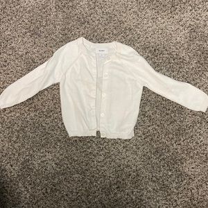 White Old Navy cardigan sweater